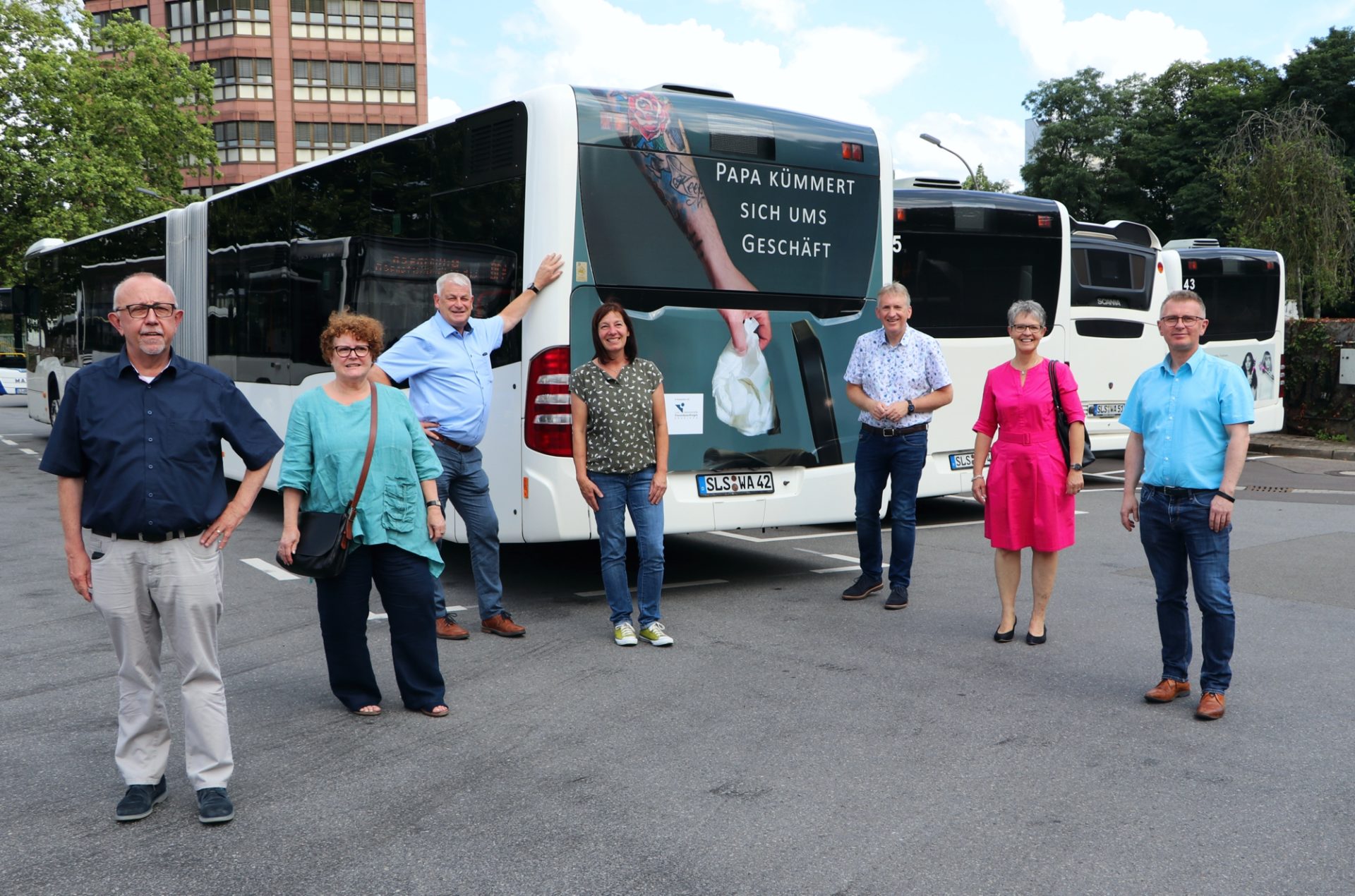 Kommunale Frauenbeauftragte im Saarland - Busaktion_9376