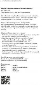 Onlineworkshop Vegan kochen